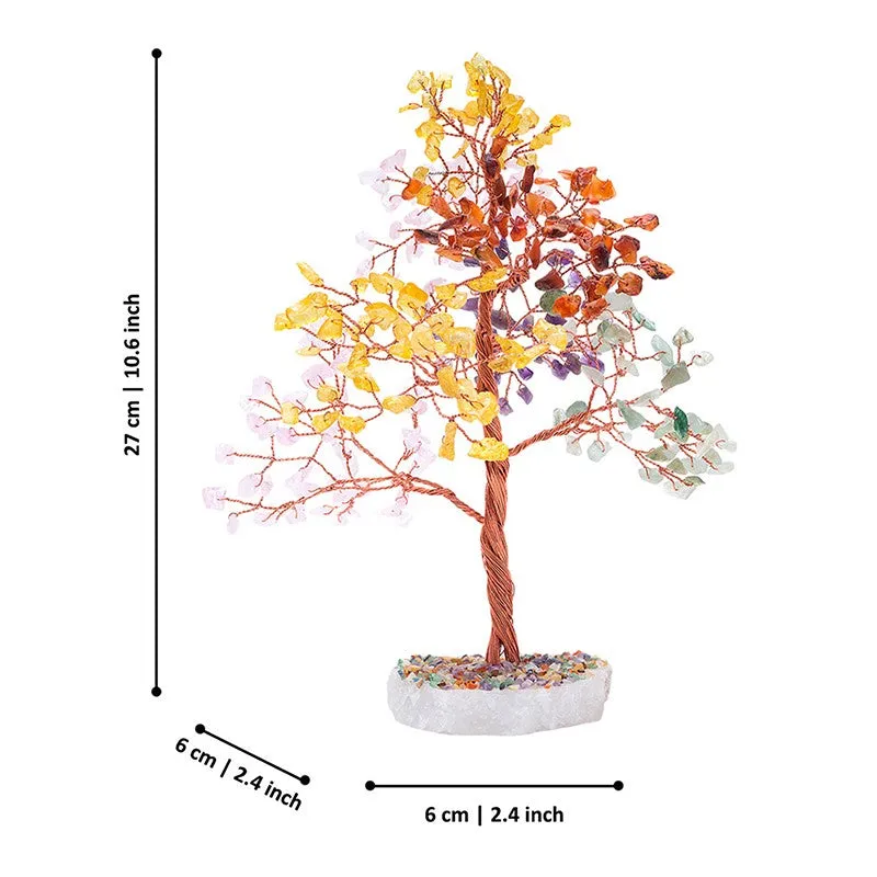 Agate Tree Handcrafted Showpiece - Multicolored media 4