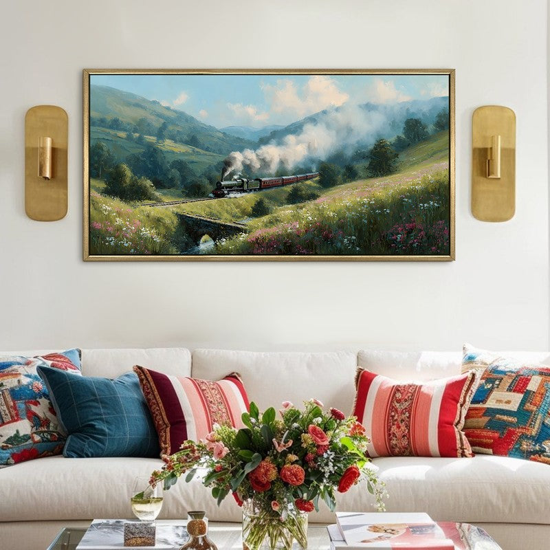 Ironwind Canvas Wall Painting With Frame