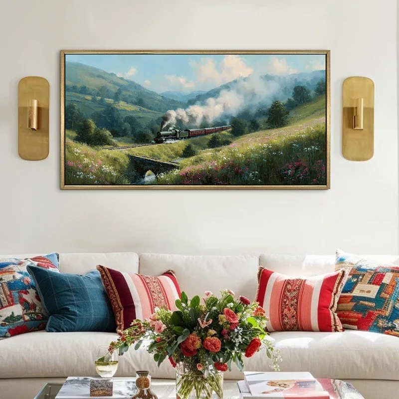 Ironwind Canvas Wall Painting With Frame media 1