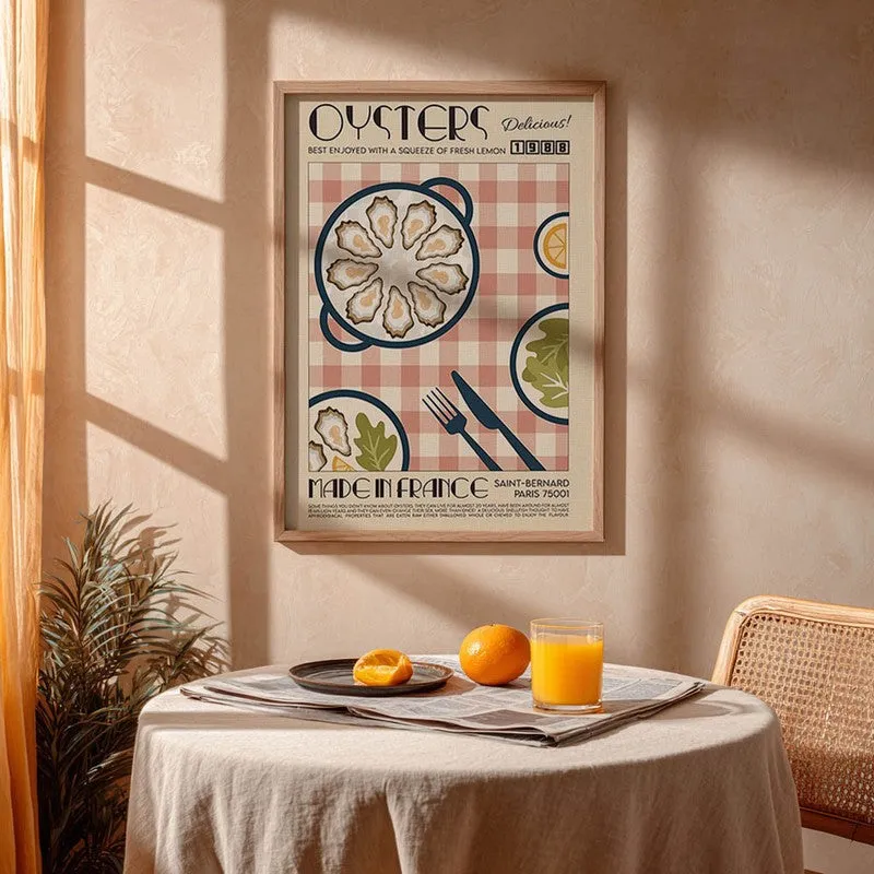 Blooming Brunch Archival Canvas Wall Art - Brown media 4