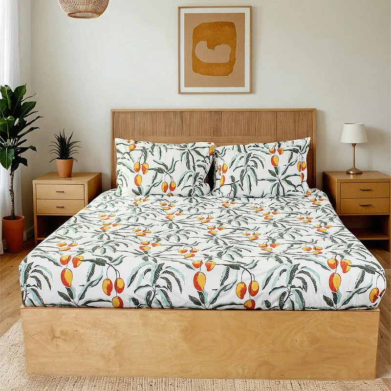 Amra Cotton Bedsheet (Rust) - 180 TC media 8