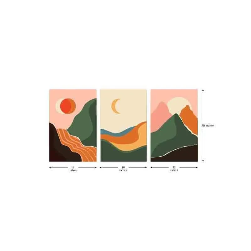 Circadian Rhythm Poly Canvas Wall Art - Three Piece Set media 7