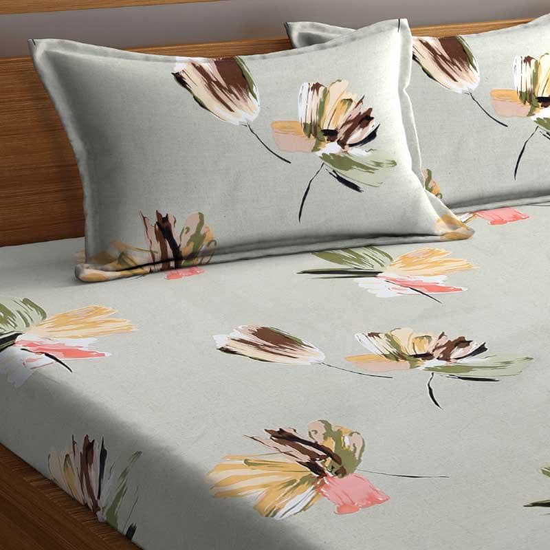 Chloe Printed Microfiber Bedsheet - 130 GSM media 5