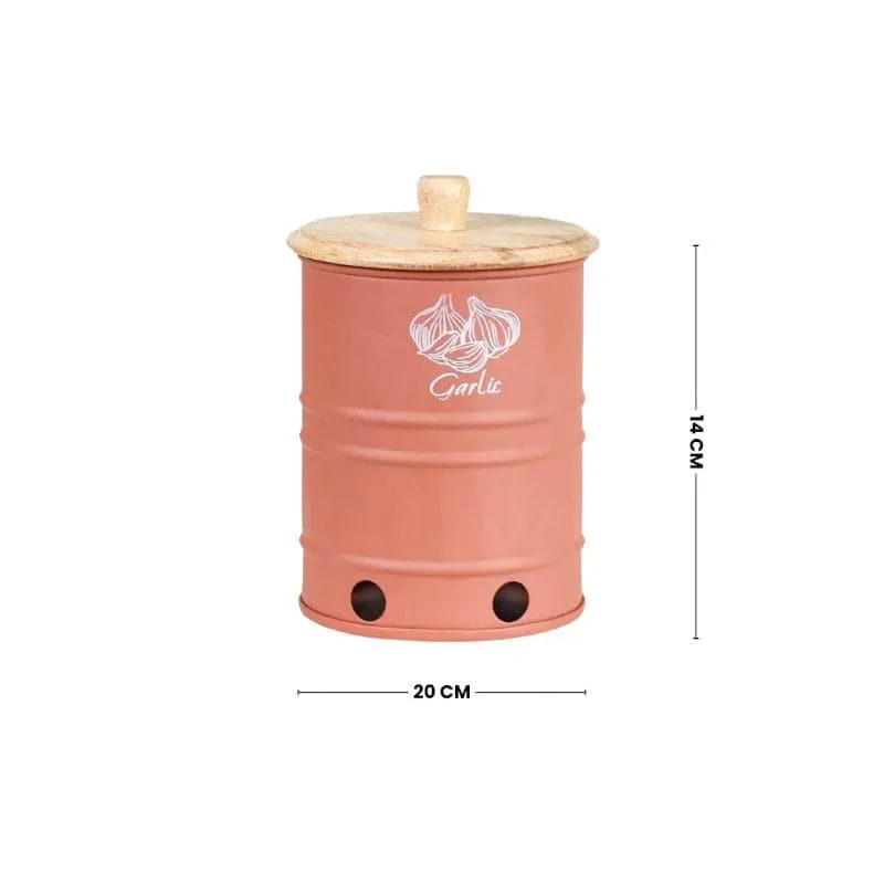 Ferrous Fun Round Garlic Iron Container - 2500 mL media 5