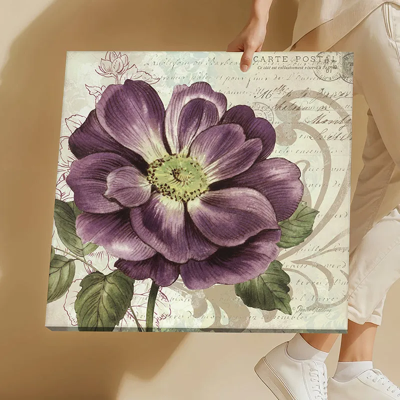Purple Blooms Canvas Wall Art media 4