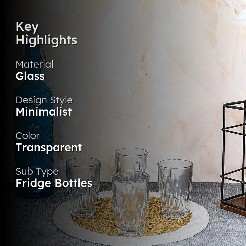 Hutton 1000 mL Water Bottle With 200 mL Glasses - Five Piece Set media 2