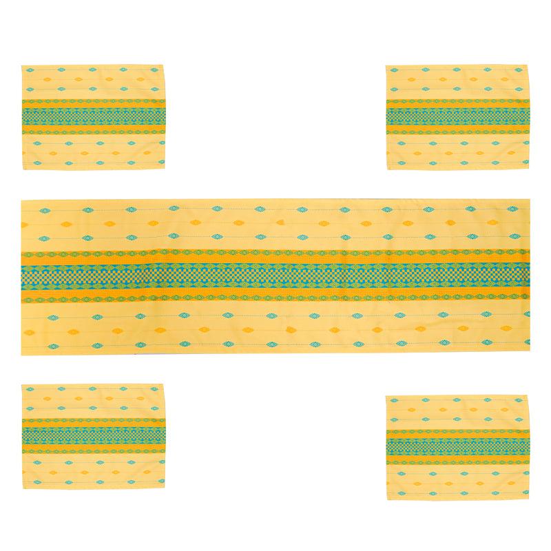 Sambalpuri Elegance Table Runner & Placemat - Five Piece Set media 4