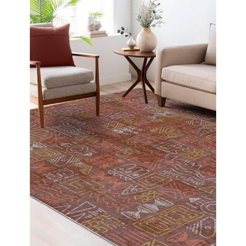 Yanika Boho Carpet - Maroon media 3