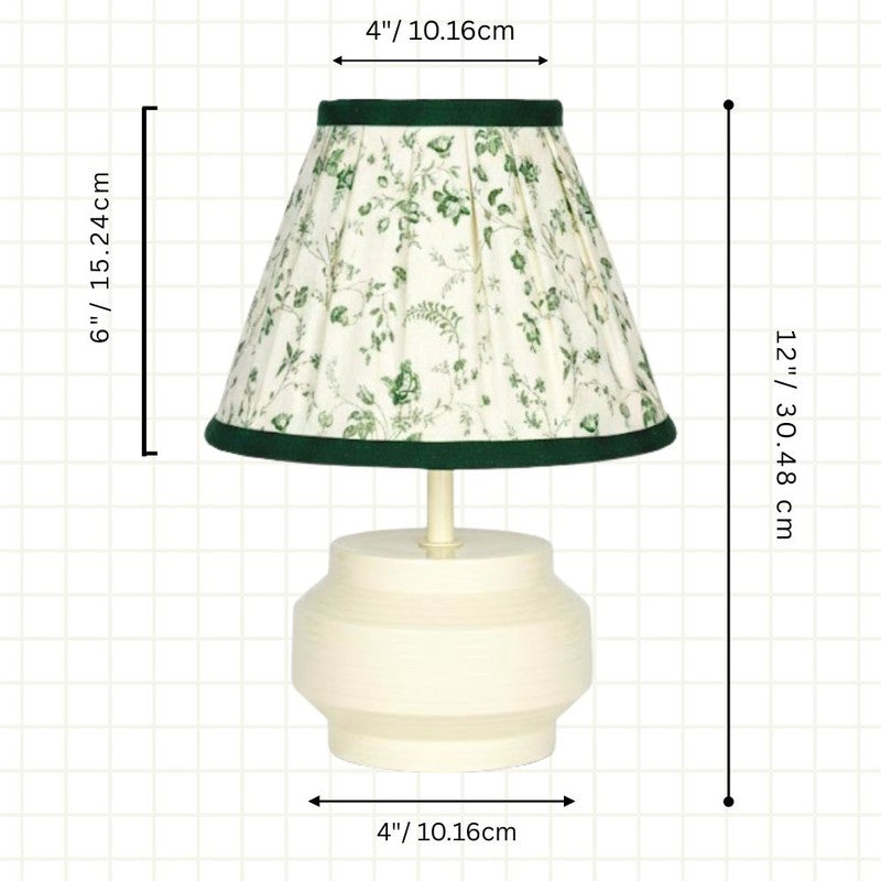 Sienna Accent Fabric Table Lamp - Green media 7