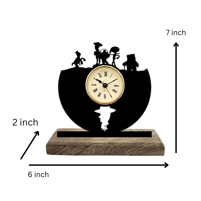 Toy Story Noir Analog Table Clock media 5