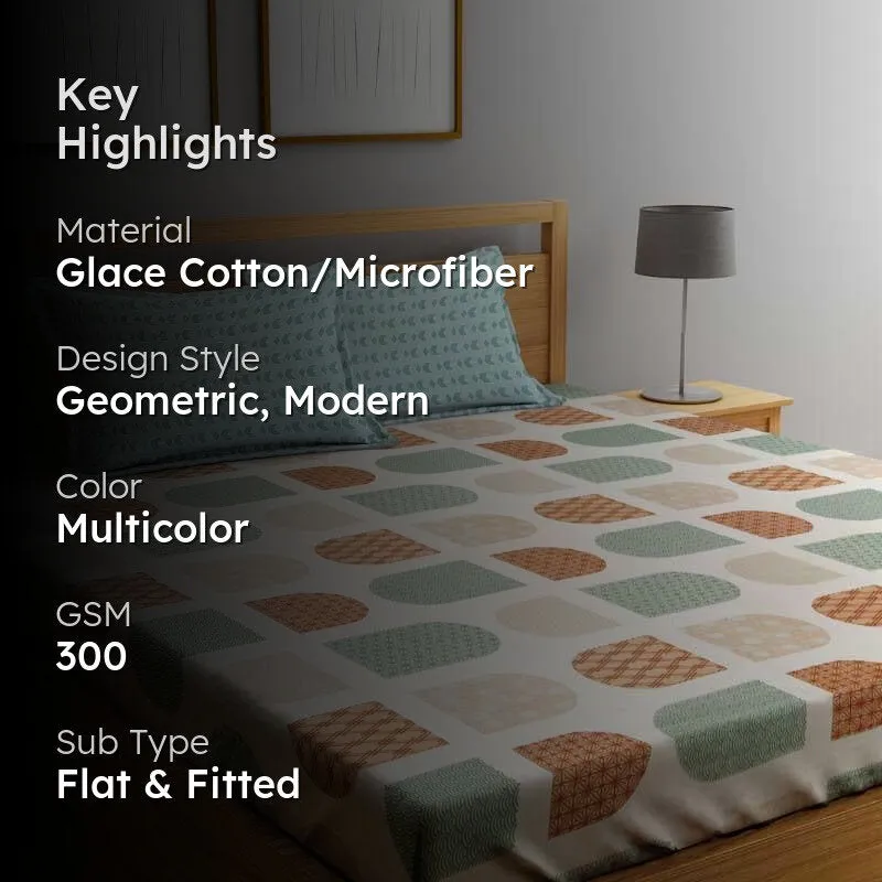 Funky Jive Microfiber Bedsheet - 300 GSM media 2
