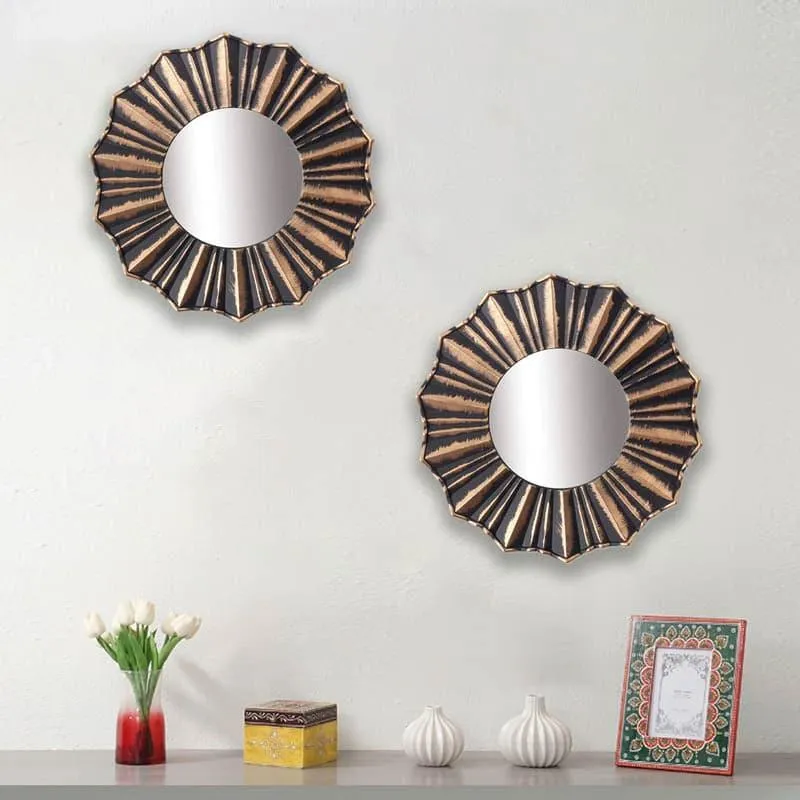Imsie Flora Decorative Mirror - Set Of Two media 1