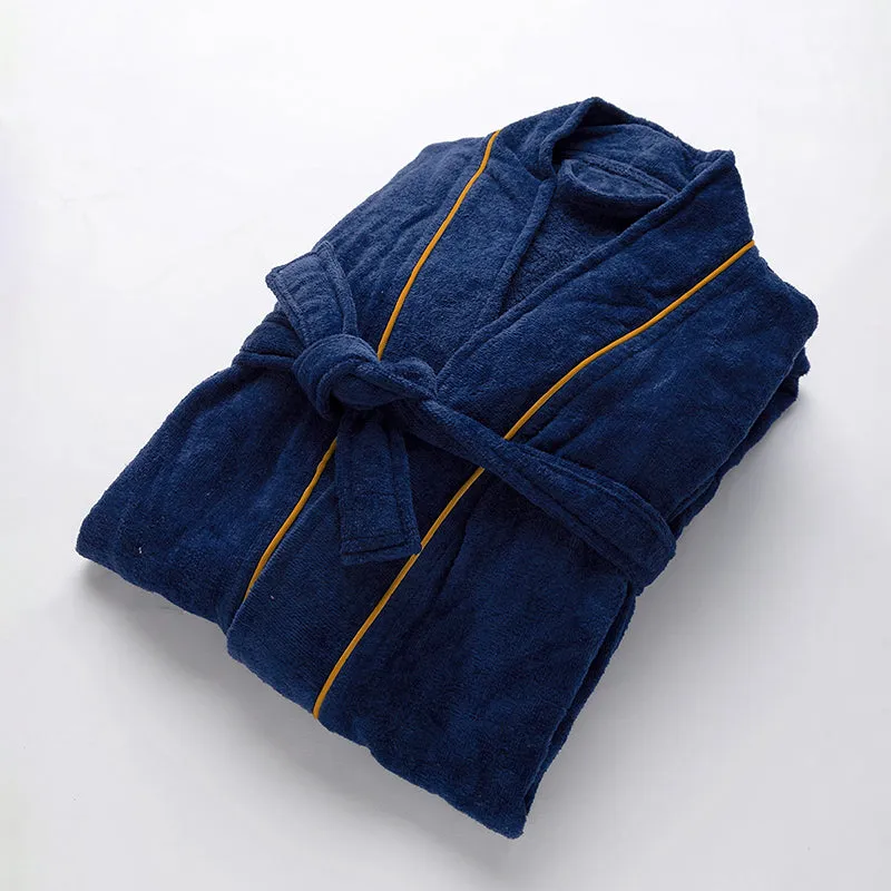 Corbin Bath Robe - Navy Blue media 8