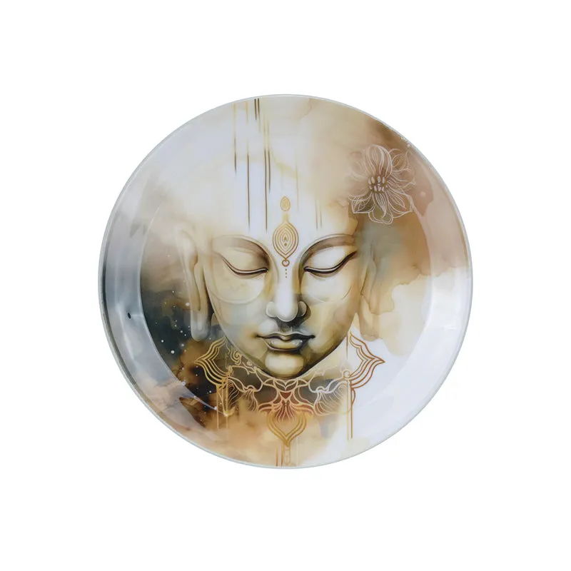 Buddha Nama Wall Plate - Set Of Three media 6