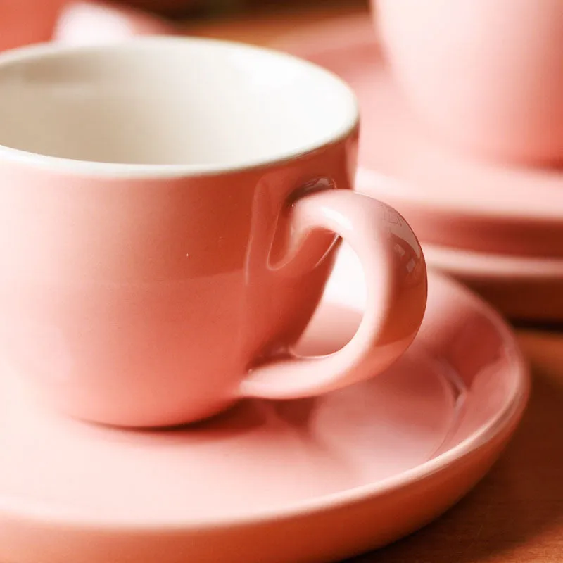Blush & Brew Cup & Saucer (Pink/100 mL)  - Eight Piece Set - 4