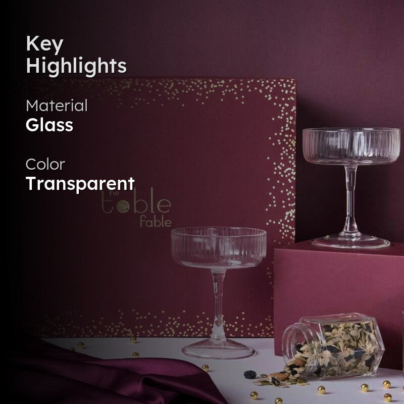 Lucid Tranquility Cocktail Glass Gift Box - Set Of Five image 2