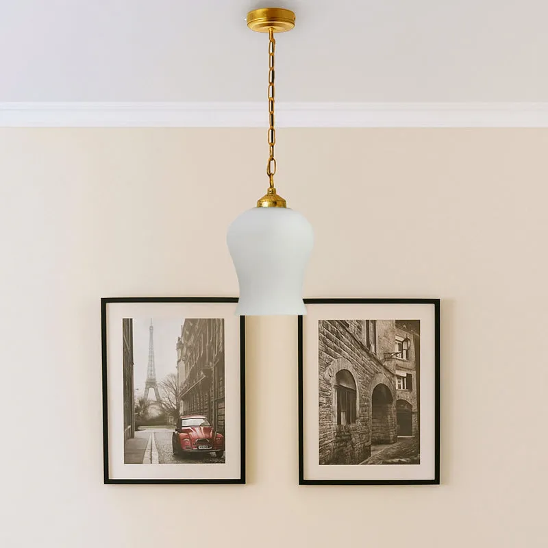 NoorLuxe Metal & Glass Ceiling Lamp media 3