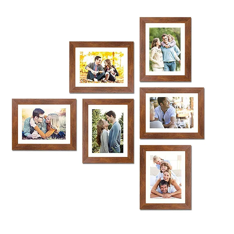 Willowwood Photo Frame (Brown) - Set Of Six media 3