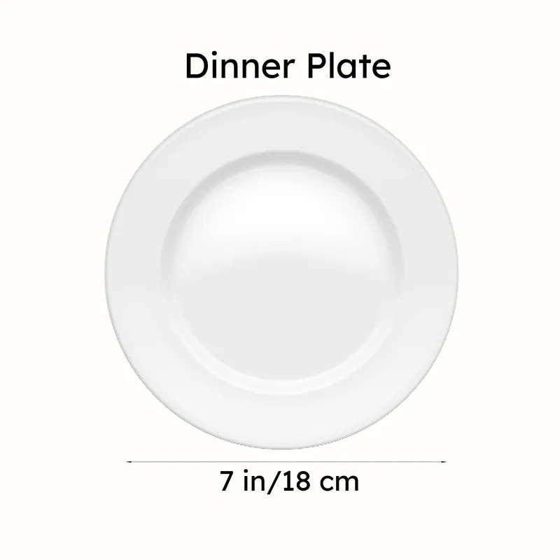 Cobalt Charm Ceramic Quarter Plate media 6