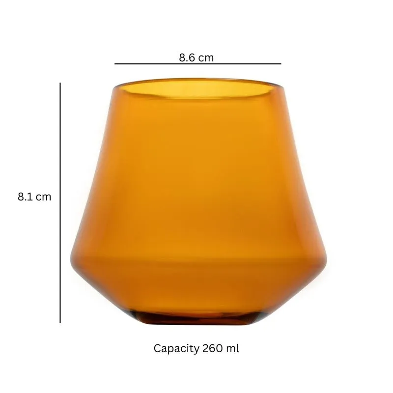 Royal Bloom Whiskey Glasses(260 mL) - Set Of Six media 6