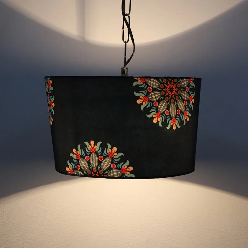Toile Printed Iron Ceiling Lamp media 1