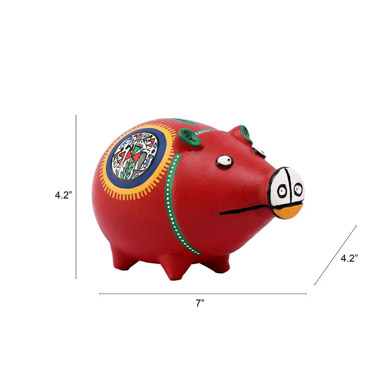 Rufo Red Piggy Bank media 7