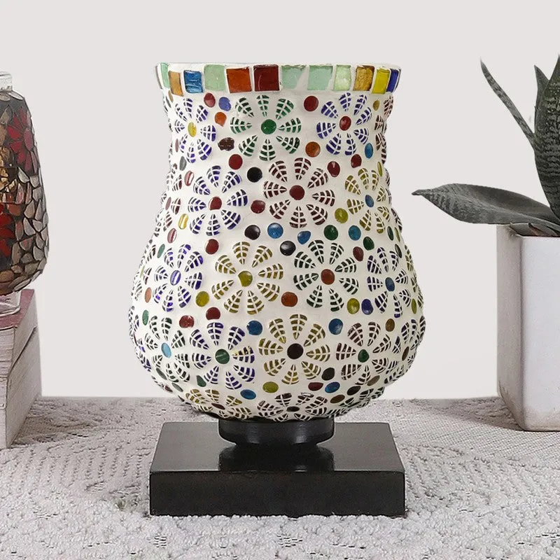Evaila Mosaic Glass Table Lamp - Multicolor media 3