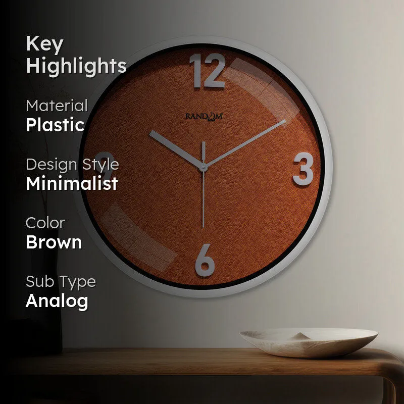 Quince Sweep Silent Wall Clock media 2