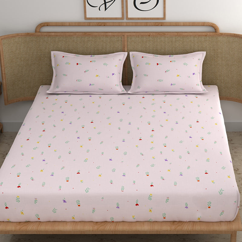 Julie Fitted Microfiber Microfiber Bedsheet - 150 GSM