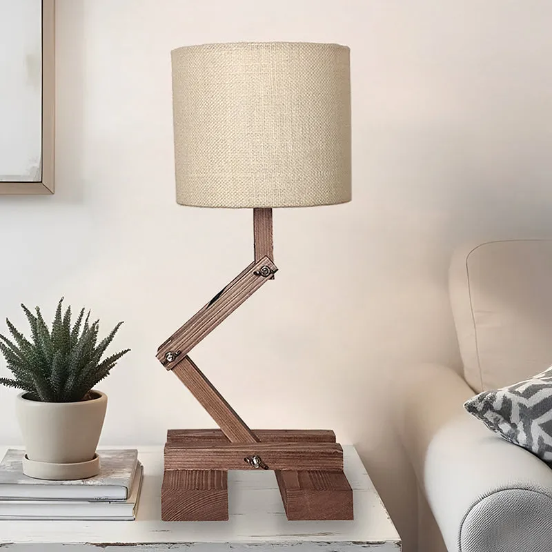 Jomari Jute Table Lamp - Beige media 3