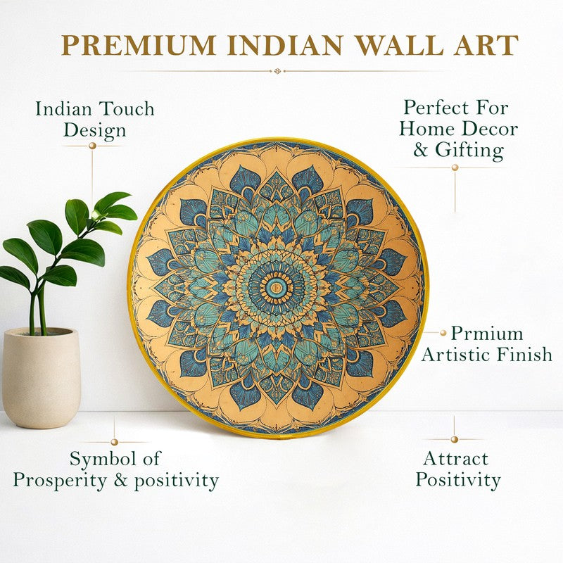 Intricate Mandala Paper Wall Art media 6