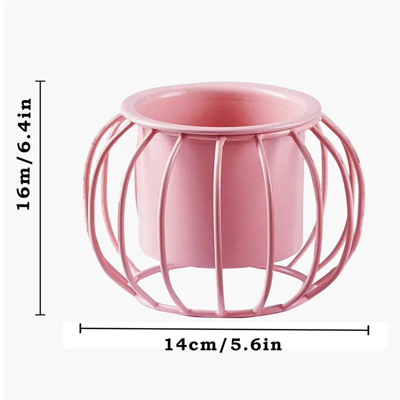 Steela Round Planter (Pink) - Set Of Two media 5