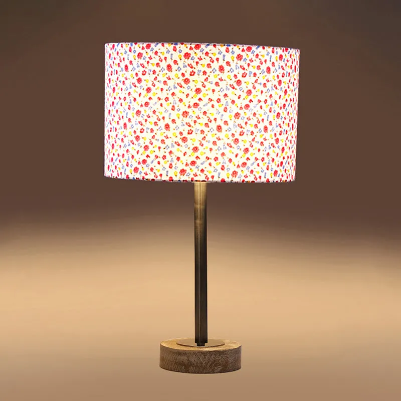 Fleura Rodin Wooden Table Lamp - Multicolor media 6