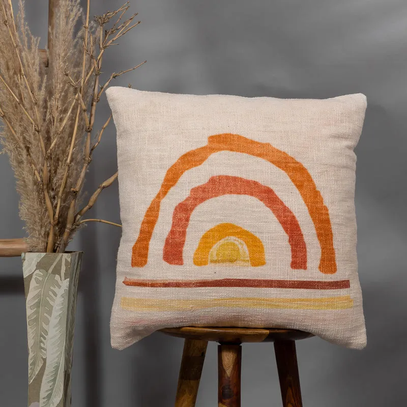 Sunrise Arc Printed Cushion Cover media 1