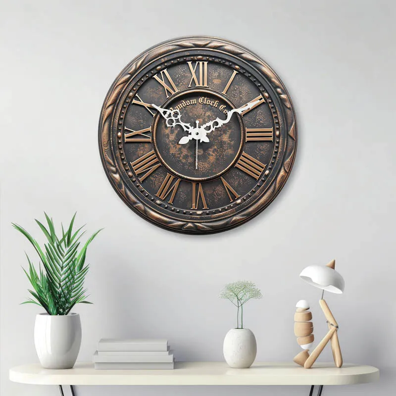 Winona Retro 3D Printed MDF Wall Clock media 1