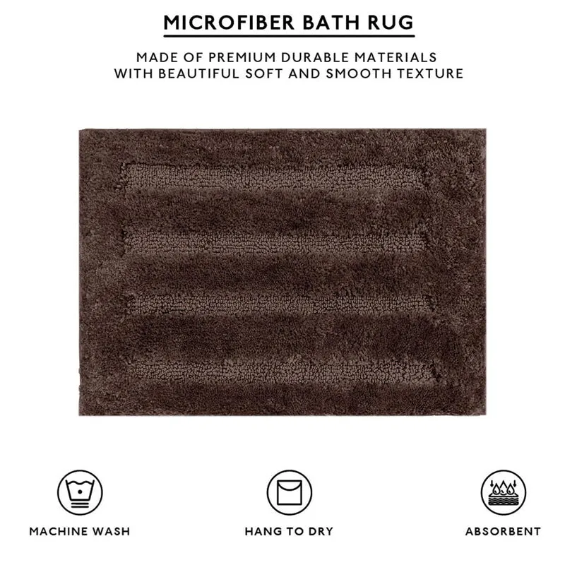Luxe Classic Bath Mat - Chocolate Brown media 6