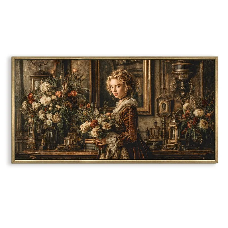 Petal Riches Canvas Wall Painting With Frame media 3