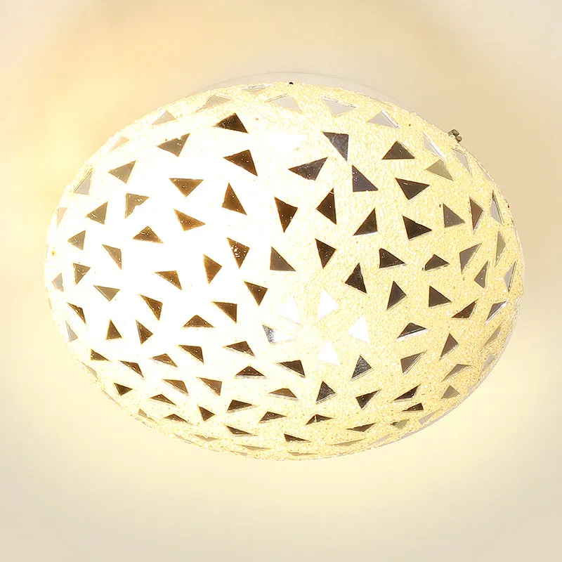 Zentra Flush Mount Glass Ceiling Lamp media 4