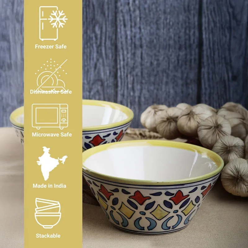 Ruhani Serving Bowl (1 L) - Set Of Two media 6