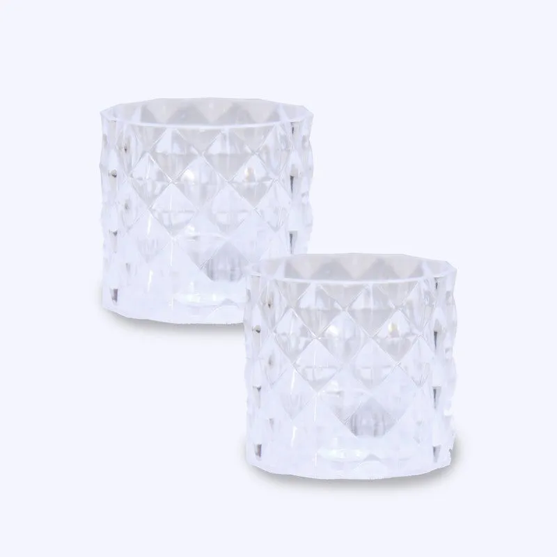 IllumiCraft Multi Design Tea Light Holders (Transparent) - Set Of Two media 5