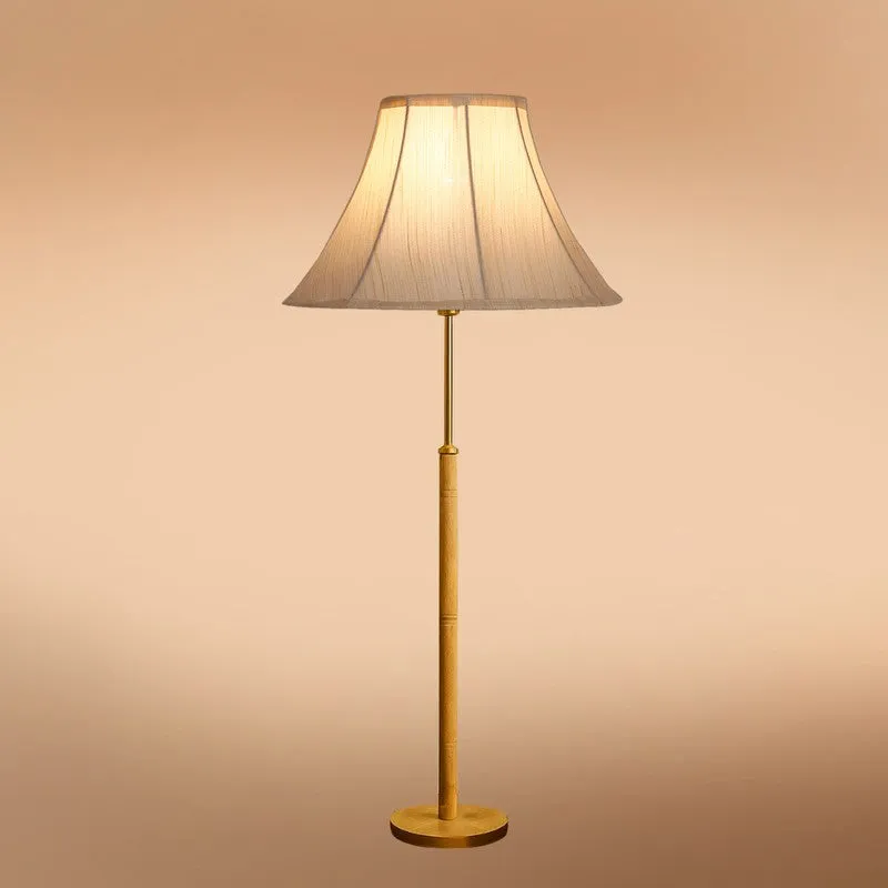Calm Curve Wooden Floor Lamp - White media 6