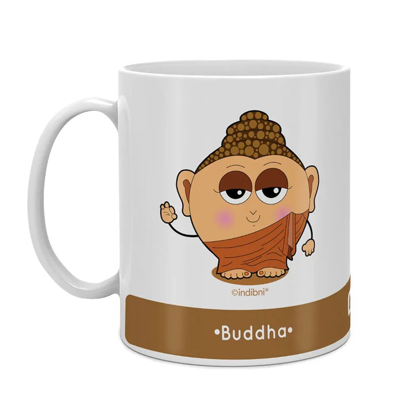 Whimsy Cute Buddha Ceramic Coffee Mug - 300 mL media 4