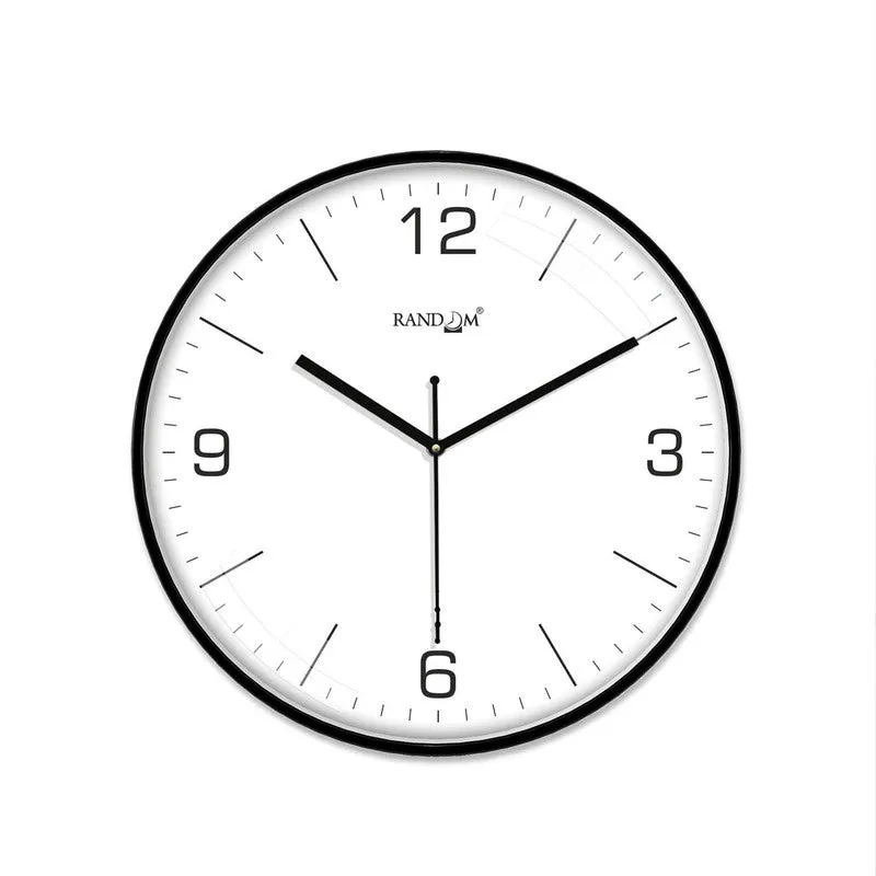 Timora Premium Silent Sweep Wall Clock - Black media 4