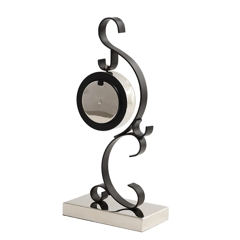 Miami Table Clock - Silver media 4