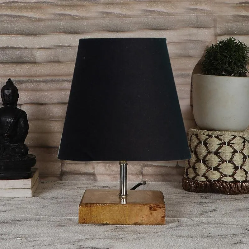 Tryda Fabric Table Lamp - Black,Brown media 3