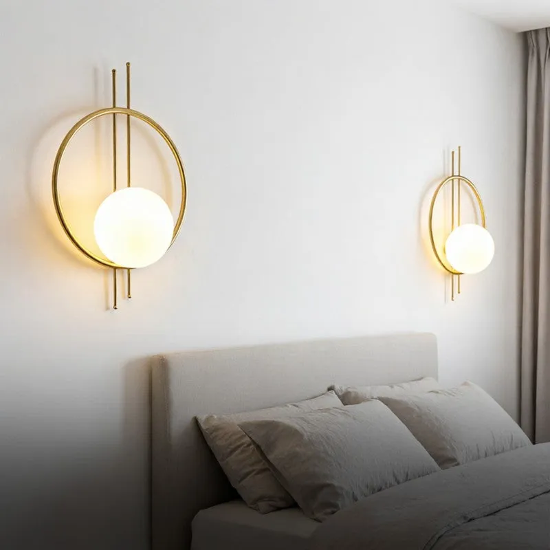 Monique Halo Iron Wall Lamp media 5