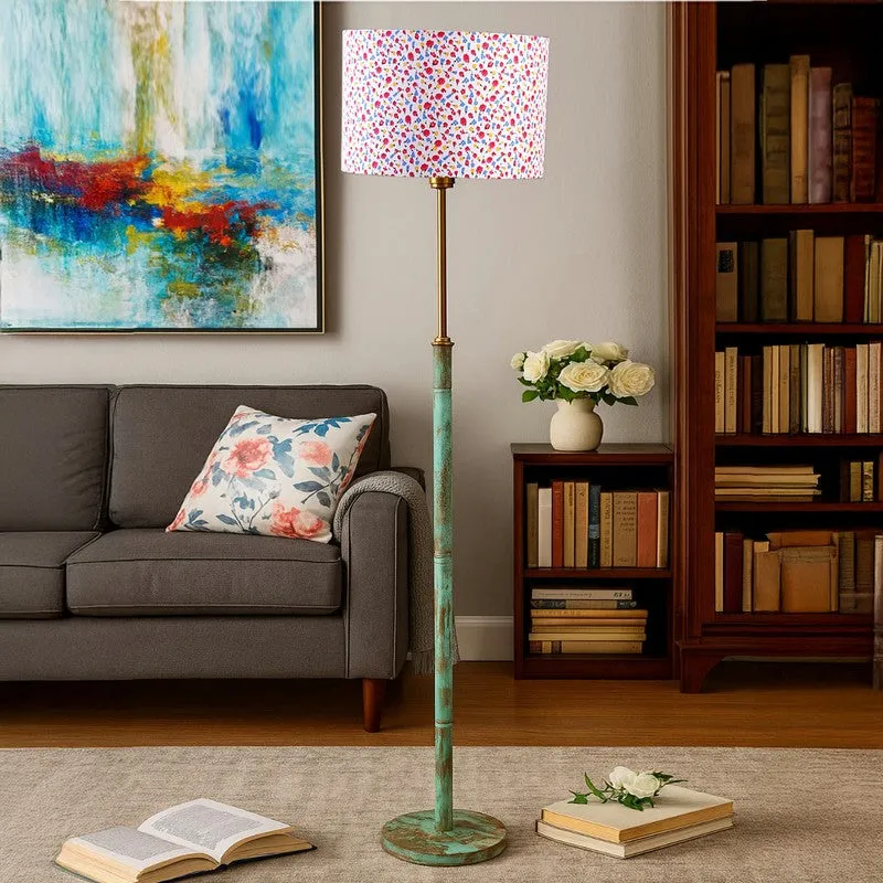 Ocean Mist Wooden Floor Lamp - Multicolor media 4