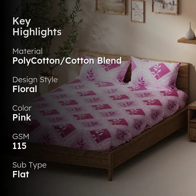 Ynorin Bedsheet (Pink) - 115 GSM media 2