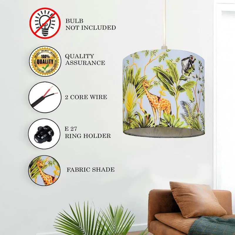 HaloBeam Metal & Fabric Ceiling Lamp media 7