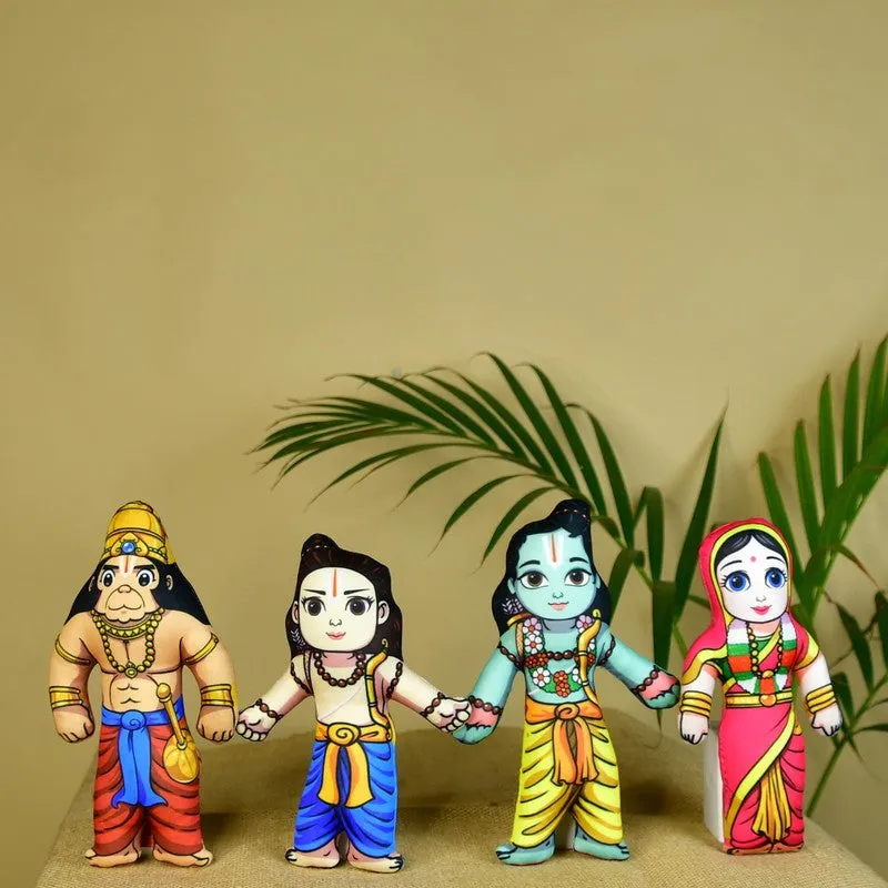 Ramayana Festive Showpiece - Set Of Four media 4